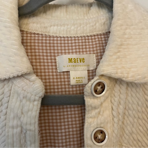 Maeve Anthropologie Corduroy Shirt Jacket - Picture 3 of 4